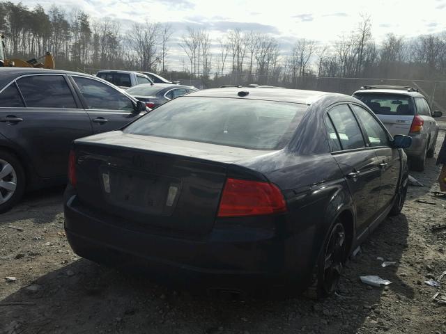 19UUA66266A045586 - 2006 ACURA 3.2TL BLACK photo 4