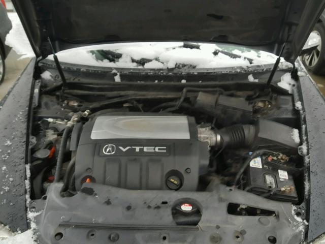 JH4KB165X5C009529 - 2005 ACURA RL შავი ფოტო 7