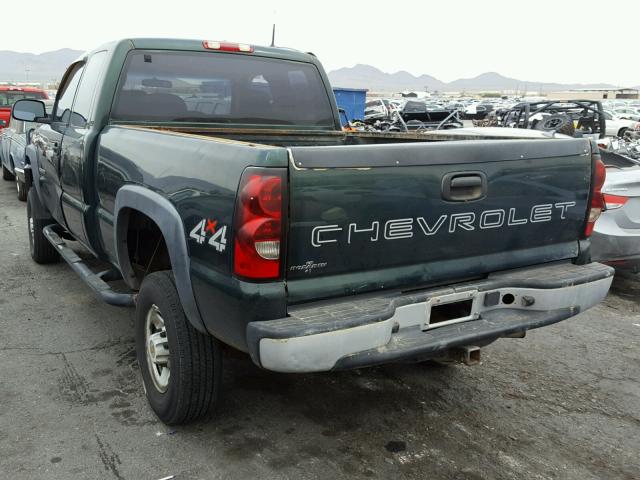 1GCHK29UX4E287757 - 2004 CHEVROLET SILVERADO GREEN photo 3