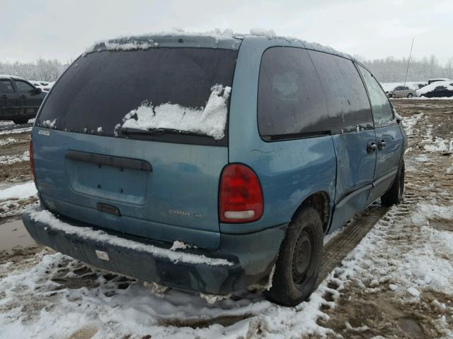 2B4FP2538TR680578 - 1996 DODGE CARAVAN TURQUOISE photo 4