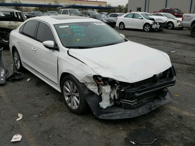 1VWCP7A32CC060677 - 2012 VOLKSWAGEN PASSAT SEL WHITE photo 1