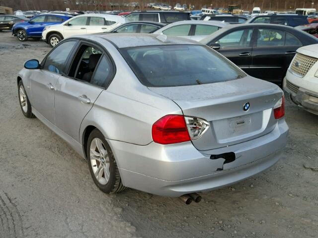 WBAVC53558FZ84415 - 2008 BMW 328 I SULE SILVER photo 3