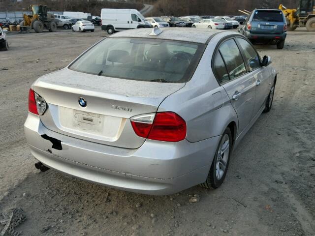 WBAVC53558FZ84415 - 2008 BMW 328 I SULE SILVER photo 4