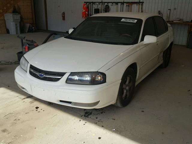 2G1WH52K049431151 - 2004 CHEVROLET IMPALA LS WHITE photo 2