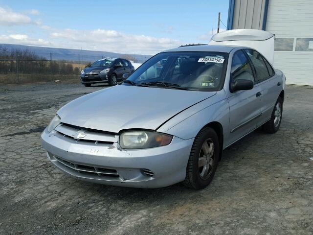 1G1JF52F647116682 - 2004 CHEVROLET CAVALIER L SILVER photo 2