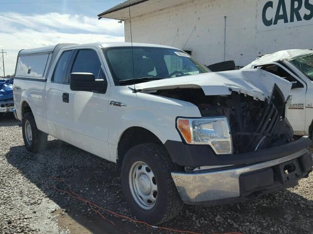 1FTEX1EM7BFC07679 - 2011 FORD F150 SUPER WHITE photo 1