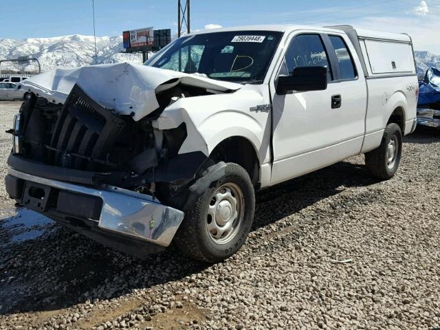 1FTEX1EM7BFC07679 - 2011 FORD F150 SUPER WHITE photo 2