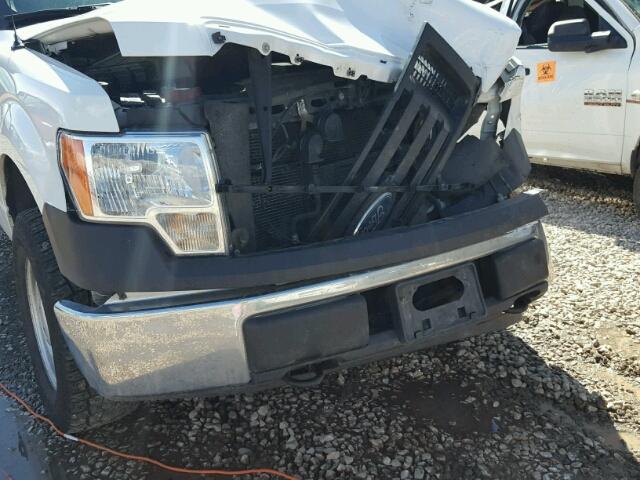 1FTEX1EM7BFC07679 - 2011 FORD F150 SUPER WHITE photo 9