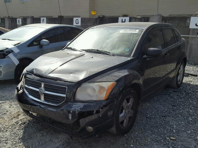 1B3HB48B98D644127 - 2008 DODGE CALIBER SX BLACK photo 2