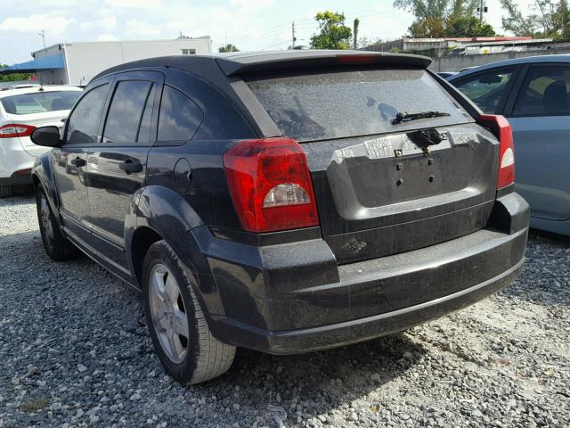 1B3HB48B98D644127 - 2008 DODGE CALIBER SX BLACK photo 3