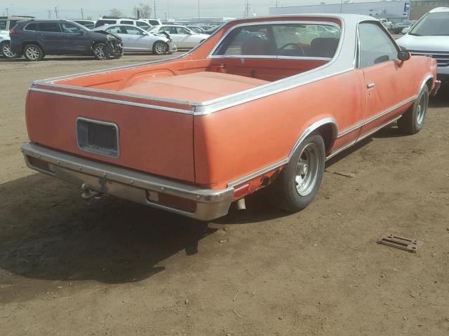 1GCCW80K2BR412706 - 1981 CHEVROLET EL CAMINO RED photo 4