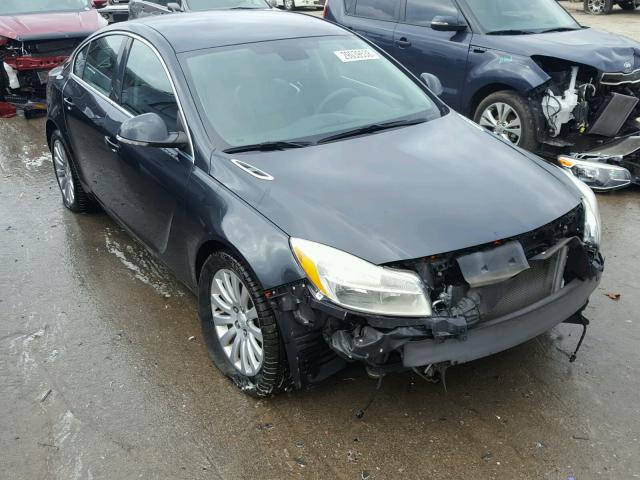 2G4GR5EK5C9157959 - 2012 BUICK REGAL GRAY photo 1