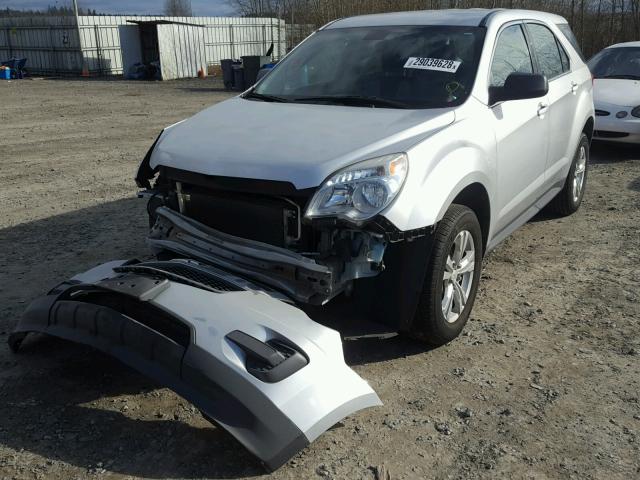 2CNALBEC3B6224024 - 2011 CHEVROLET EQUINOX LS SILVER photo 2