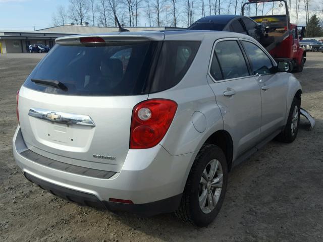 2CNALBEC3B6224024 - 2011 CHEVROLET EQUINOX LS SILVER photo 4