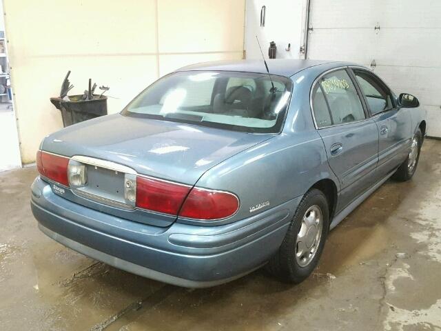 1G4HR54K42U200453 - 2002 BUICK LESABRE LI BLUE photo 4