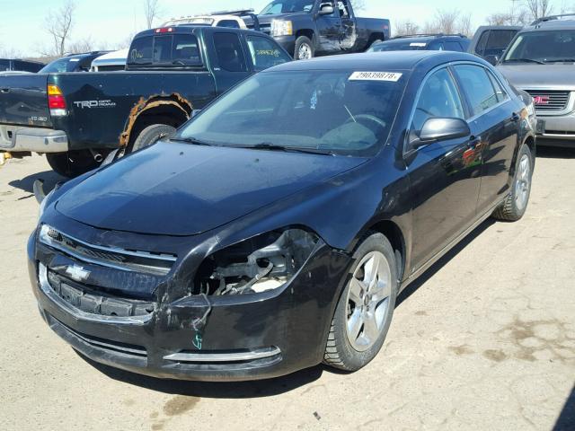1G1ZC5EB8AF114888 - 2010 CHEVROLET MALIBU 1LT 黑色 照片 2
