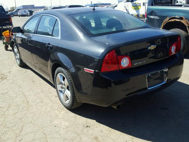 1G1ZC5EB8AF114888 - 2010 CHEVROLET MALIBU 1LT 黑色 照片 3