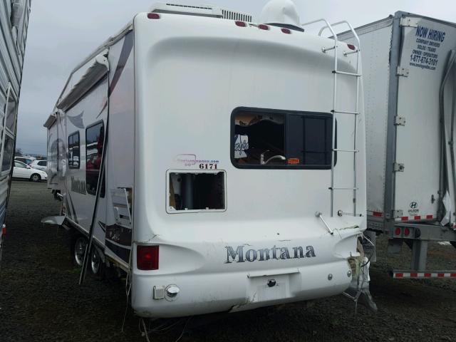 4YDF3002974700814 - 2007 MONT 5TH WHEEL WHITE photo 3