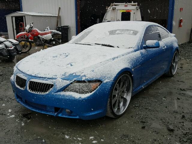 WBAEH73435B215998 - 2005 BMW 645 CI AUT BLUE photo 2