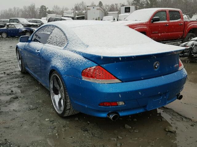 WBAEH73435B215998 - 2005 BMW 645 CI AUT BLUE photo 3