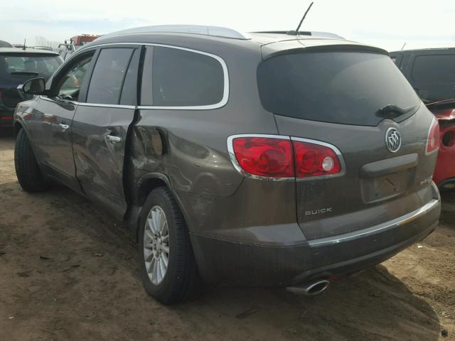 5GAEV23758J285247 - 2008 BUICK ENCLAVE CX GRAY photo 3