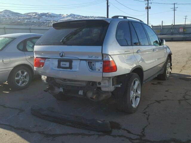 5UXFA13595LY03740 - 2005 BMW X5 3.0I GRAY photo 4