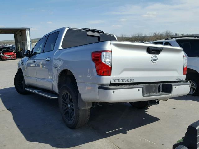 1N6AA1E61HN526301 - 2017 NISSAN TITAN SV SILVER photo 3