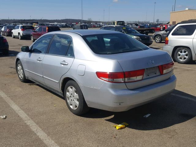 1HGCM56373A017958 - 2003 HONDA ACCORD LX SILVER photo 3