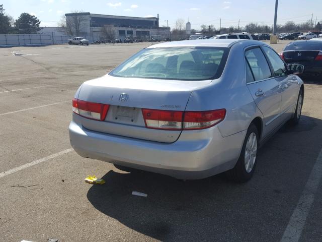 1HGCM56373A017958 - 2003 HONDA ACCORD LX SILVER photo 4