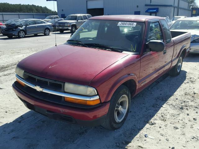 1GCCS19H738281225 - 2003 CHEVROLET S TRUCK S1 RED photo 2