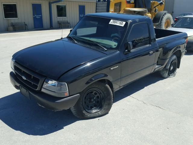 1FTYR10C0XTA73886 - 1999 FORD RANGER BLACK photo 2