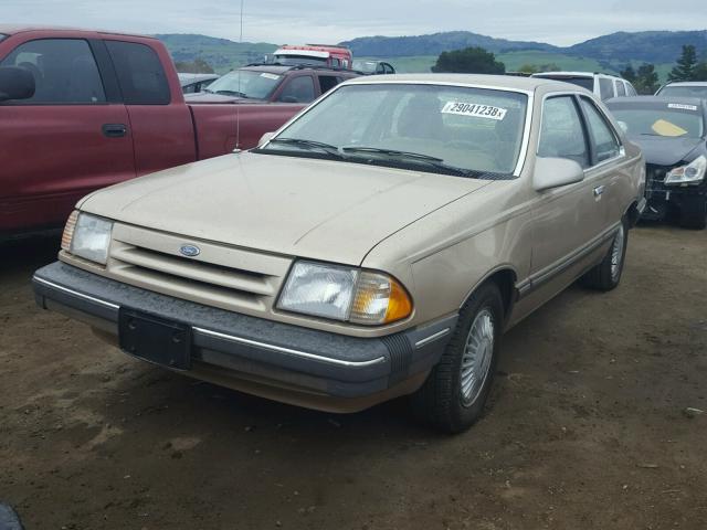 1FABP32XXHK136383 - 1987 FORD TEMPO LX GOLD photo 2