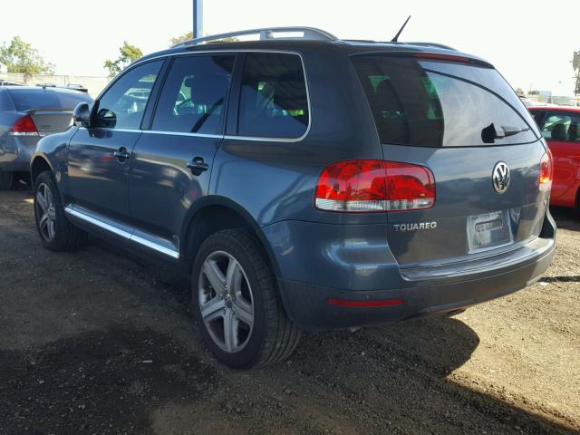 WVGZE77L97D024698 - 2007 VOLKSWAGEN TOUAREG V6 BLUE photo 3