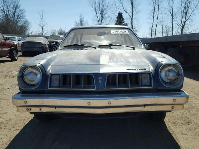 2C11V7U517789 - 1977 PONTIAC ASTRE BLUE photo 9