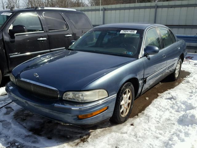 1G4CW54K424102221 - 2002 BUICK PARK AVENU BLUE photo 2