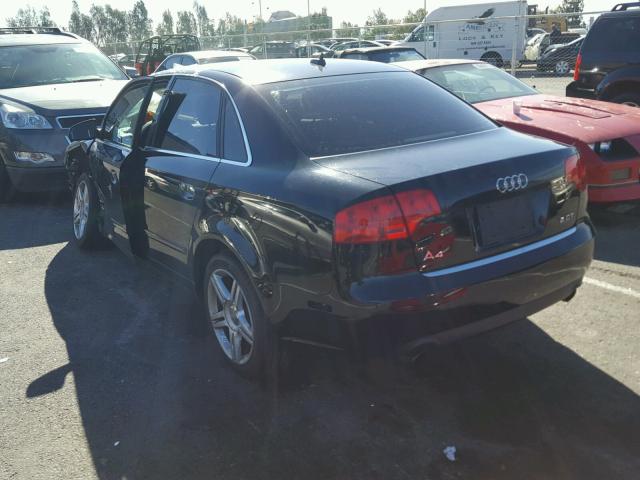 WAUAF78E97A083828 - 2007 AUDI A4 2 BLACK photo 3