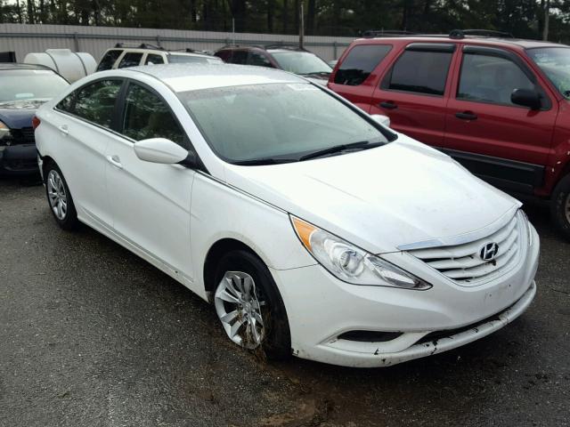 5NPEB4AC4CH475674 - 2012 HYUNDAI SONATA GLS WHITE photo 1