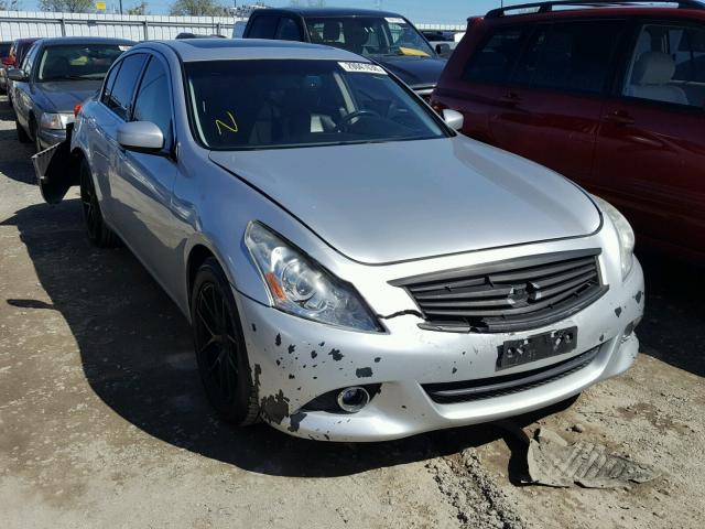 JN1CV6AP8CM935764 - 2012 INFINITI G37 BASE SILVER photo 1