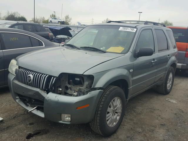 4M2YU56106DJ06948 - 2006 MERCURY MARINER GREEN photo 2