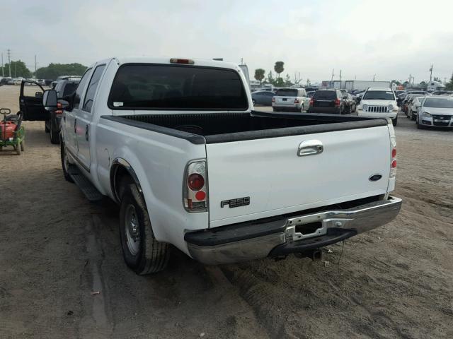 1FTNW20L7YED66174 - 2000 FORD F250 SUPER WHITE photo 3