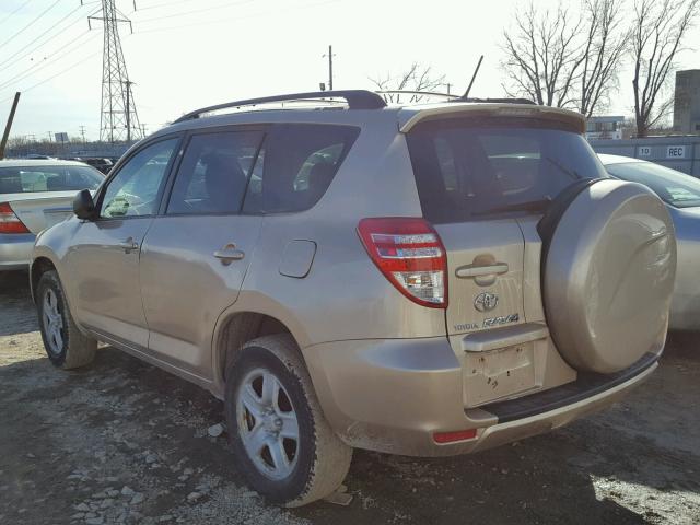 JTMBK4DV5AD011344 - 2010 TOYOTA RAV4 TAN photo 3