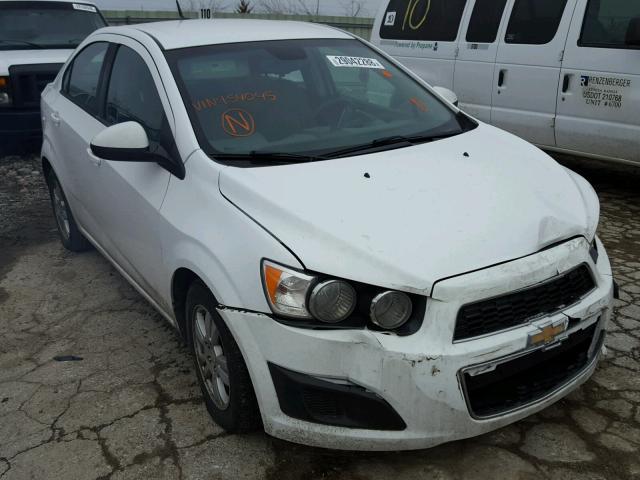 1G1JA5SH1C4154045 - 2012 CHEVROLET SONIC LS WHITE photo 1