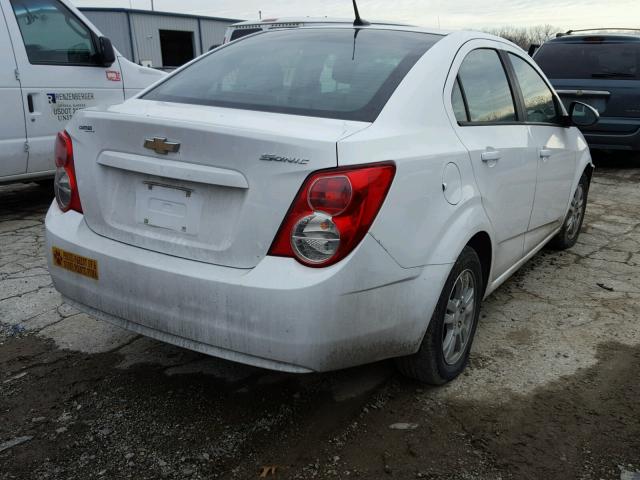 1G1JA5SH1C4154045 - 2012 CHEVROLET SONIC LS WHITE photo 4