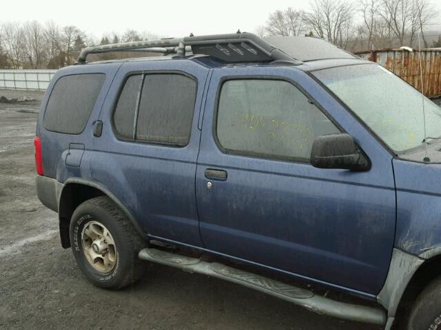 5N1ED28Y7YC542301 - 2000 NISSAN XTERRA XE BLUE photo 9