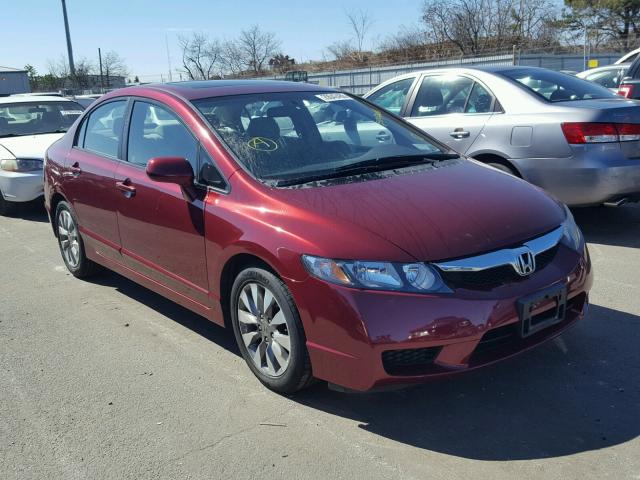 19XFA1F80AE085585 - 2010 HONDA CIVIC EX წითელი ფოტო 1