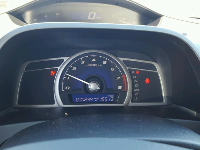 19XFA1F80AE085585 - 2010 HONDA CIVIC EX წითელი ფოტო 8