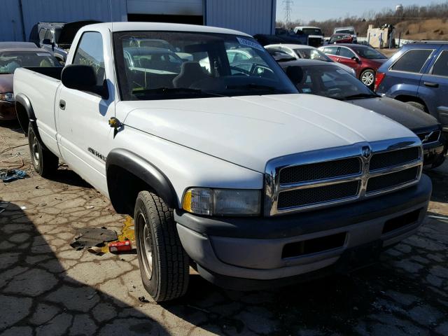 1B7HC16X21S235851 - 2001 DODGE RAM 1500 WHITE photo 1