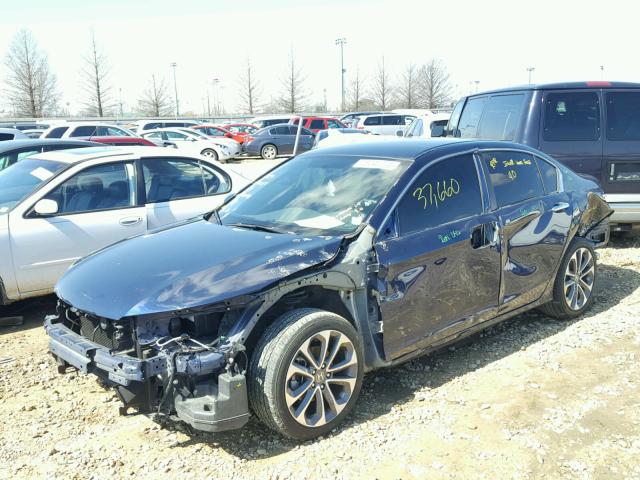 1HGCR2F57FA166585 - 2015 HONDA ACCORD SPO BLUE photo 9