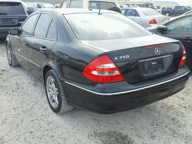 WDBUF56JX6A906722 - 2006 MERCEDES-BENZ E 350 BLACK photo 3