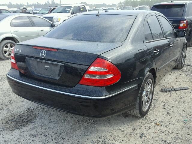 WDBUF56JX6A906722 - 2006 MERCEDES-BENZ E 350 BLACK photo 4